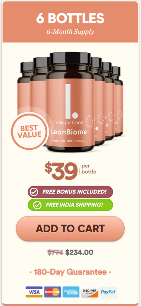 LeanBiome pricing